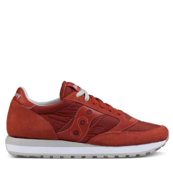 saucony jazz original bambino rosse