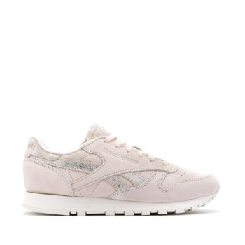 Reebok Cl Lth Shimmer- Sneakers Donna Rosa