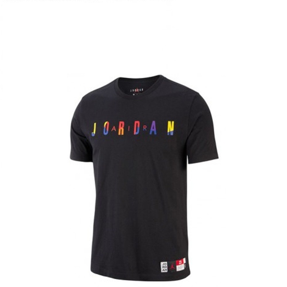 t shirt jordan uomo nero