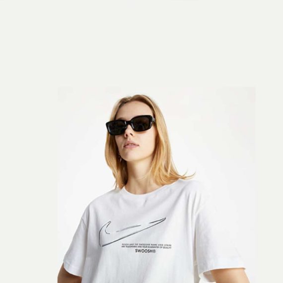 Nike T-shirt swoosh-donna-db9811-100