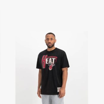 Mitchell & Ness Miami Heat Circle Tee