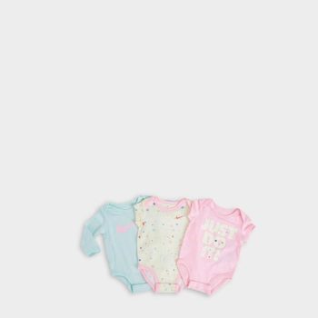 Nike 3 pack Bodysuit Set Cashmere