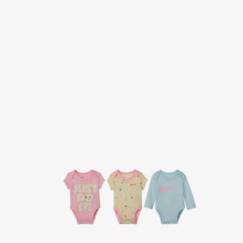 Nike 3 pack Bodysuit Set Cashmere