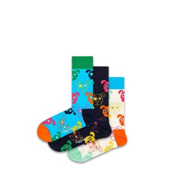Happy Socks Set regalo 3 paia Mixed Dog