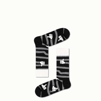 Happy Socks Set Regalo 4 paia Black & White