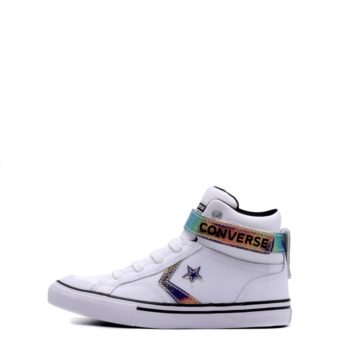 Converse Pro Blaze Sneakers bambina bianco/glitter