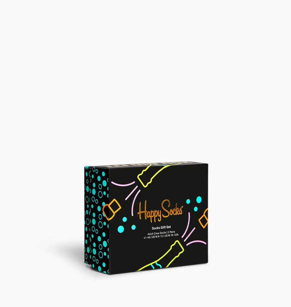 Happy Socks Calzini Can Sock - Nero, Taglia 41-46 Uomo, Cotone Morbido