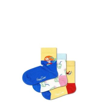 Happy Socks 3-pack Kids Travel Gift Set Calze bambino