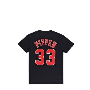 Mitchell&Ness NBA Name and Number Chicago Bulls Scottie Pippen