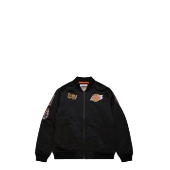 Mitchell & Ness NBA Satin Bomber Jacket Lakers