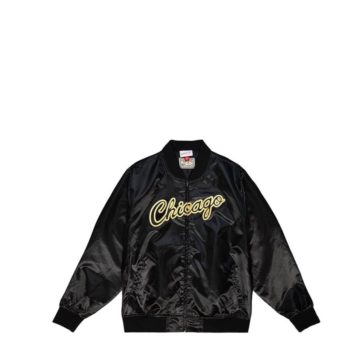 Mitchell& Ness Big Face 4.0 Satin Jacket Nba Chicago Bulls