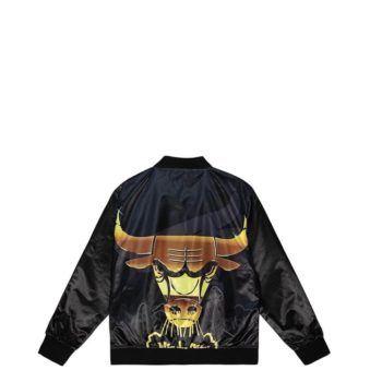 Mitchell& Ness Big Face 4.0 Satin Jacket Nba Chicago Bulls