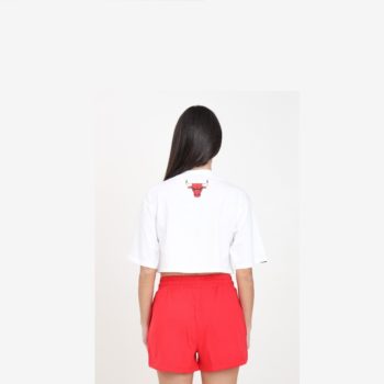 New Era T-shirt Crop Wmns Chicago Bulls