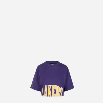 New Era T-shirt Crop Los Angeles Lakers